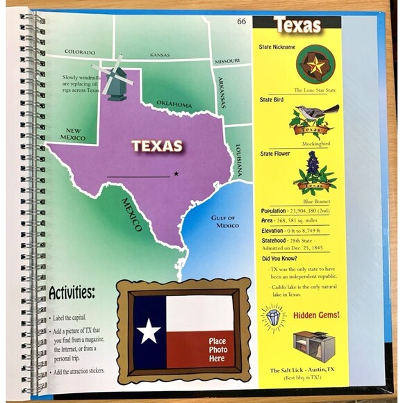 Sticker ATLAS United States Interactive Wall Map Game Activities Kids Learn NEW - Picture 7 of 8